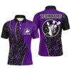 Maxcorners Retro Bowling Pattern Multicolor Option Customized Name 3D Shirt