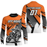 Maxcorners Orange Motocross Racing Off-road Jersey For Men Kid Dirt Bike Riding Shirt Women MT2709