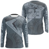 Maxcorners Motocross Jersey Grey Custom Dirt Bike Shirt For Kid Men Women Off-road Racing Shirt MT2709