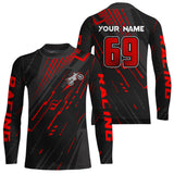 Maxcorners Custom Motocross Jersey Upf30+ Dirt Bike MX Off-Road Jersey Motorcycle Shirt MT2709