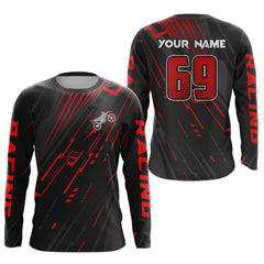 Maxcorners Custom Motocross Jersey Upf30+ Dirt Bike MX Off-Road Jersey Motorcycle Shirt MT2709