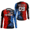 Maxcorners Motocross Racing Dirt Bike Jersey For Kid Men Women Motorcycle Shirt Upf30+ MT2709