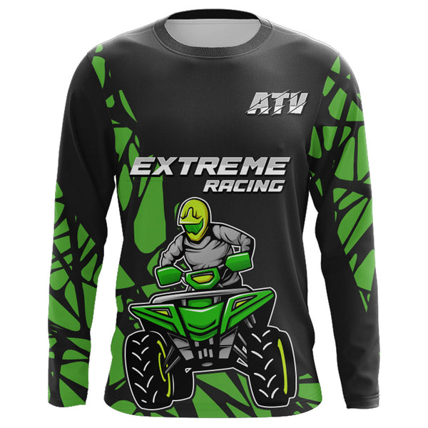 Maxcorners ATV Motocross Racing Jersey Upf30+ Quad Bike Jersey Men Kid Women ATV Riding Shirt MT2809