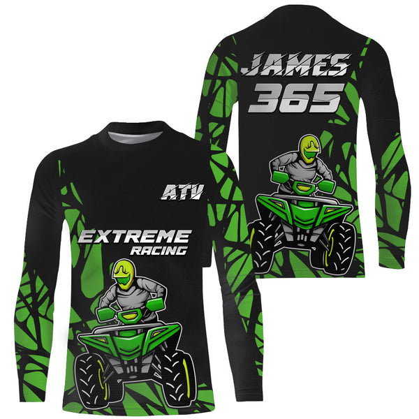 Maxcorners ATV Motocross Racing Jersey Upf30+ Quad Bike Jersey Men Kid Women ATV Riding Shirt MT2809
