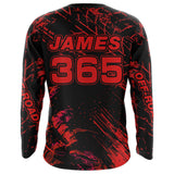 Maxcorners Motocross Racing Jersey Red Upf30+ Men Women Kid Dirt Bike Shirt Motorcycle Jersey MT2809