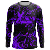 Maxcorners Motocross Racing Jersey Purple Upf30+ Men Women Kid Dirt Bike Shirt Motorcycle Jersey MT2809