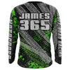 Maxcorners Kid Men Motocross Jersey Upf30+ Off-road Racing Jersey Dirt Bike Green Motorcycle Shirt MT2809