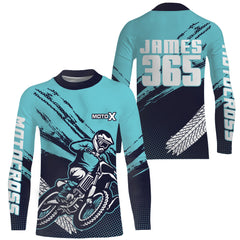 Maxcorners Motocross Racing Jersey Blue Upf30+ Dirt Bike Shirt Men Kid Women Motorcycle Jersey XM252 MT2809
