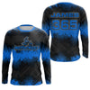 Maxcorners Racing Motocross Jersey Blue Upf30+ Dirt Bike Off-Road Youth Kid Men Motorcycle Shirt XM251 MT2809