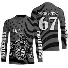 Maxcorners ATV Motocross Racing Jersey Upf30+ Custom ATV Quad Bike Jersey Men Kid Women Riding MT2809