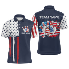 Maxcorners Custom American Bowling Shirt Bowling Jersey for Men Women Team Polo&1/4 Zip