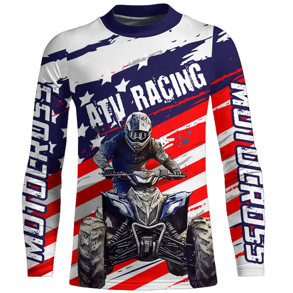 Maxcorners ATV Quad Bike Jersey Kid Men Women Upf30+ ATV Quad Shirt ATV Motocross Off-road MT2809