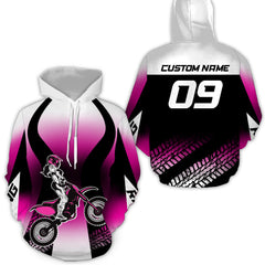 Maxcorners Motocross Racing Hoodie Jersey Custom For Men Women Dirt Bike Hoodie Zip  LM2809