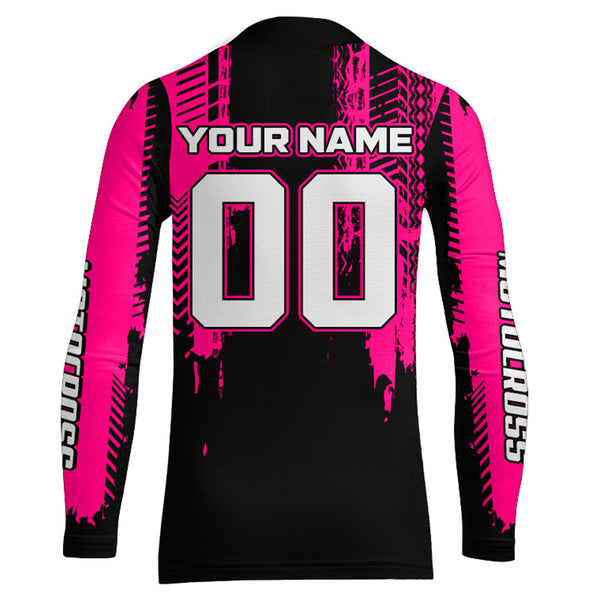 Maxcorners Motocross Racing Jersey Women Kid Upf30+ Dirt Bike Riding Shirt Off-Road Motorcycle MT2709