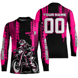 Maxcorners Motocross Racing Jersey Women Kid Upf30+ Dirt Bike Riding Shirt Off-Road Motorcycle MT2709