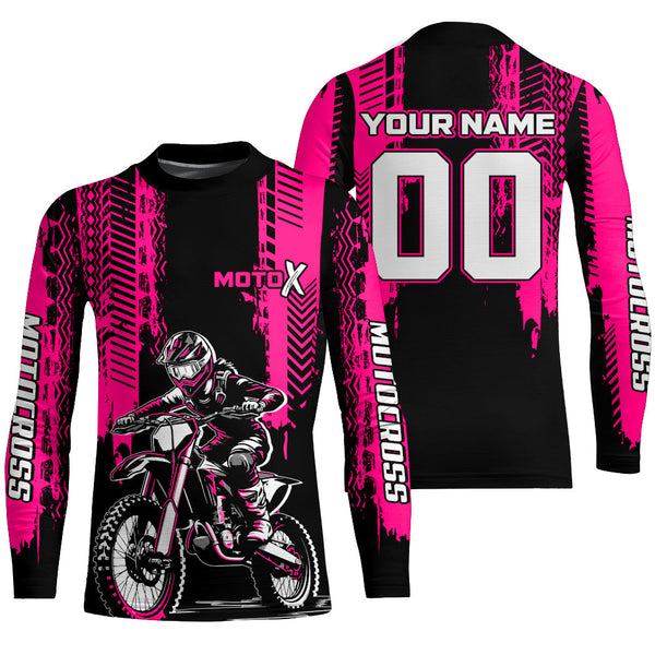 Maxcorners Motocross Racing Jersey Women Kid Upf30+ Dirt Bike Riding Shirt Off-Road Motorcycle MT2709