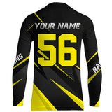 Maxcorners Motocross Racing Jersey Yellow Men Kid Upf30+ Dirt Bike Shirt Off-Road Racing Jersey XM248 MT2809