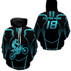 Maxcorners Motocross Hoodie for Men Women Dirt Bike Hoodie Off-road Racing Jersey Shirt LM2809