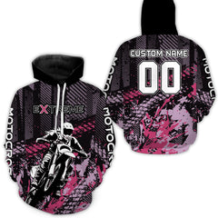Maxcorners Motocross Racing Hoodie Jersey For Men Women Dirt Bike Off-road Motorcycle Hoodie LM2809