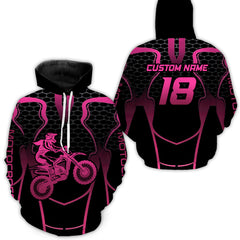 Maxcorners Motocross Racing Hoodie for Men Women Dirt Bike Hoodie Motorcycle Jersey LM2809