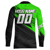 Maxcorners Green Motocross Racing Jersey Upf30+ Kid Men Women Dirt Bike Shirt Off-road Jersey MT2709