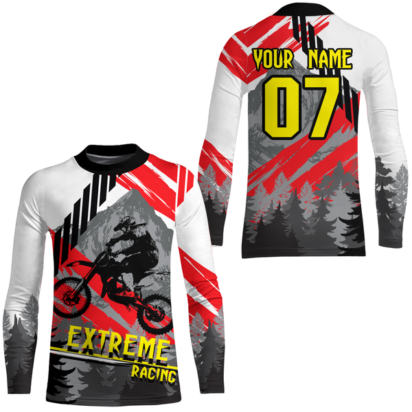 Maxcorners Motocross Racing Off-road Jersey Youth Men Women Dirt Bike Riding Shirt Motorcycle MT2709