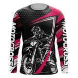 Maxcorners Motocross Racing Jersey Women Kid Girl Upf30+ Dirt Bike Shirt Off-Road MX Jersey XM273 MT2809