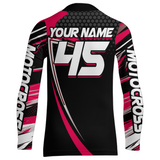 Maxcorners Motocross Racing Jersey Women Kid Girl Upf30+ Dirt Bike Shirt Off-Road MX Jersey XM273 MT2809
