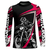 Maxcorners Motocross Racing Jersey Women Kid Girl Upf30+ Dirt Bike Shirt Off-Road MX Jersey XM273 MT2809