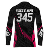 Maxcorners Motocross Racing Jersey Kid Women Men Dirt Bike Shirt Upf30+ Off-road Jersey Pink MT2809