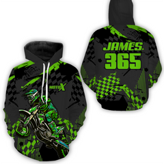 Maxcorners Motocross Hoodie for Men Women Biker Dirt Bike Hoodie Off-road Racing Jersey Shirt LM2809