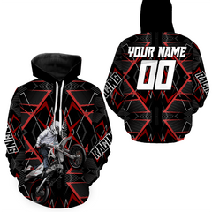 Maxcorners Motocross Hoodie for Men Women Dirt Bike Hoodie Off-road Racing Jersey LM2809