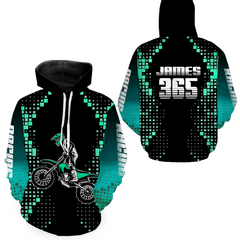 Maxcorners Motocross Hoodie Men Women Dirt Bike Motorcycle Hoodie MX Racing Jersey LM2809