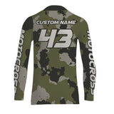 Maxcorners Camo ATV Motocross Racing Jersey Upf30+ Quad Bike Jersey Men Kid Women ATV Riding MT2809