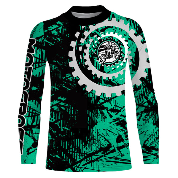 Maxcorners Dirt Bike Jersey Youth Men Women Upf30+ Motocross Racing Motorcycle Riding Jersey XM256 MT2809