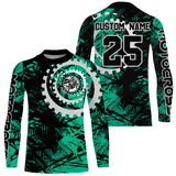 Maxcorners Dirt Bike Jersey Youth Men Women Upf30+ Motocross Racing Motorcycle Riding Jersey XM256 MT2809