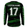 Maxcorners Motocross Racing Jersey Green Upf30+ Dirt Bike Off-road MX Shirt Men Kid Women XM186 MT2809