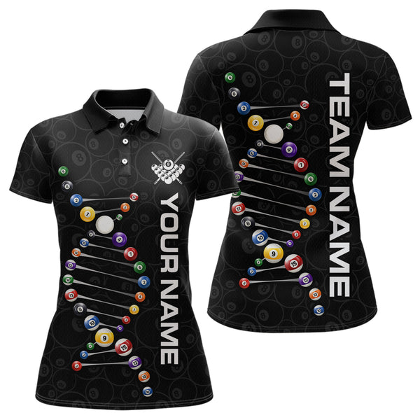 Maxcorners Personalized Billiard Jersey Dna 8 Ball Pool Men Billiard Shirt For Men Team Polo & 1/4 Zip