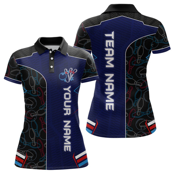 Maxcorners Bowling Jersey For Men Personalized Bowling Gifts For Men Bowling Team Shirts With Name Polo & 1/4 Zip