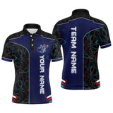 Maxcorners Bowling Jersey For Men Personalized Bowling Gifts For Men Bowling Team Shirts With Name Polo & 1/4 Zip