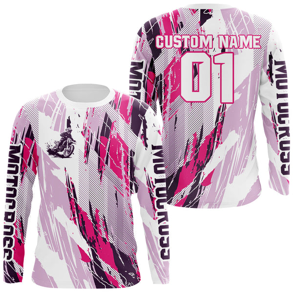 Maxcorners Adult&Kid Custom Motocross Jersey UPF30+ MX Racing Dirt Bike Racewear| MT2809