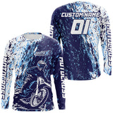 Maxcorners Custom Dirt Bike Jersey Motocross Shirt Motorcycle Jersey MX Racing Jerseys LM2809