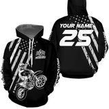 Maxcorners Custom Dirt Bike Jersey Patriotic Motocross Jersey Upf30+ Mens Women Motocross Shirt| MT2709