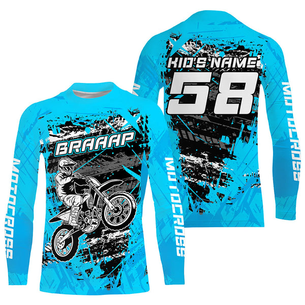 Maxcorners Custom Dirt Bike Jersey Motocross Jersey Upf30+ Mens Women Motocross Shirt| MT2809