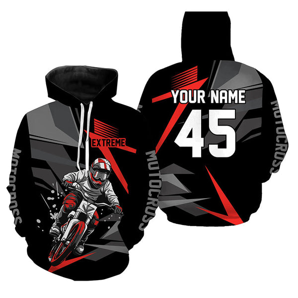Maxcorners Adult&Kid Custom Motocross Jersey UPF30+ MX Racing Extreme Dirt Bike Racewear| MT2809