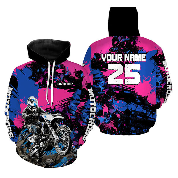 Maxcorners Custom Motocross Jersey Dirt Bike Clothes Upf30+ Mens Women Off-Road Jersey| MT2709