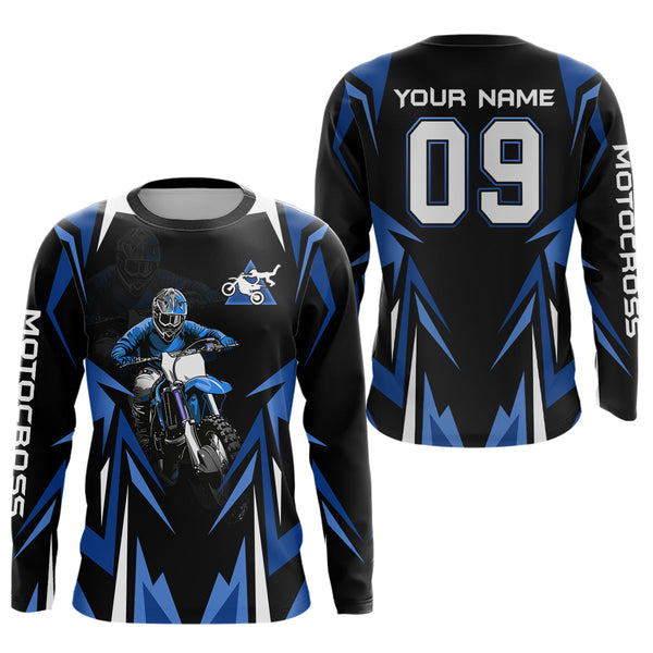 Maxcorners Custom Dirt Bike Jersey Motocross Jersey Upf30+ Mens Women Off-Road Shirt| MT2809