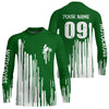 Maxcorners Adult&Kid green custom dirt bike jersey Motocross jersey upf30+ mens women Motocross Shirt| MT2709