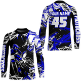 Maxcorners Custom Motocross Jersey Red Dirt Bike Clothes Upf30+ Mens Motorcycle Jersey| MT2709