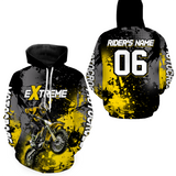 Maxcorners Adult&Kid yellow custom dirt bike jersey motocross jersey mens women extreme motocross shirt| MT2709